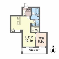 クールマノワール朝生田の物件間取画像